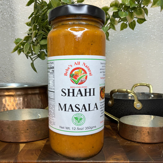 Bebe's All Natural- Shahi Masala-Vegan, 12.5oz/ 350 Grams
